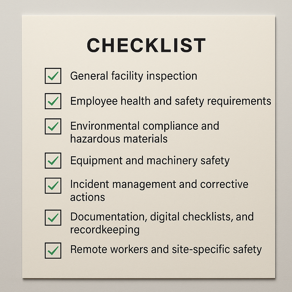 ehs audit checklist